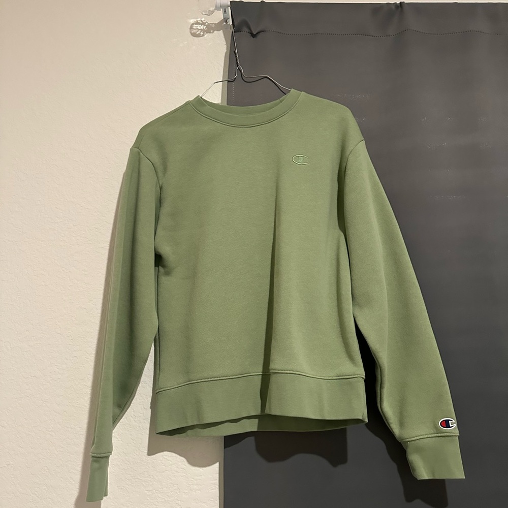 Champion Women’s Olive Crewneck Sweater